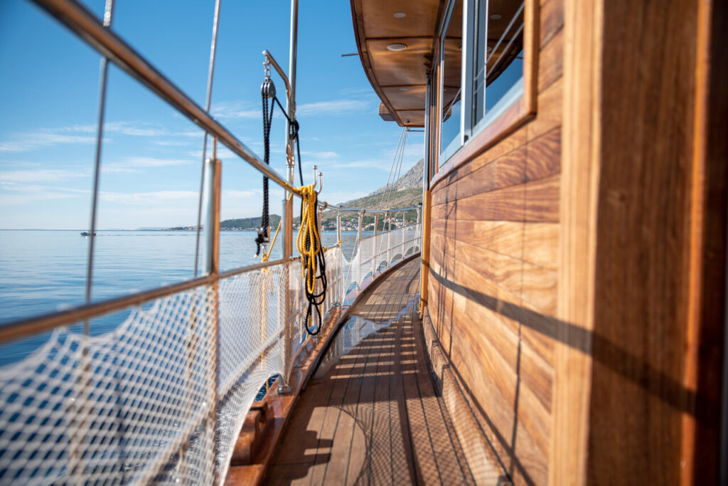 gulet trebenna 4 cabins adriatic charter miles safety net